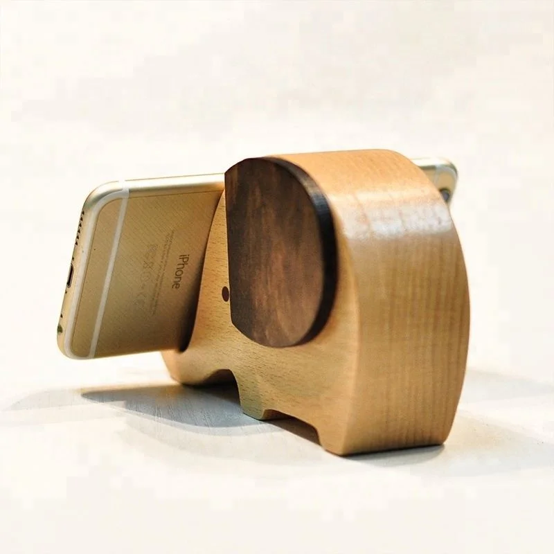 Wooden elephant music box for birthday gift for children at Christmas