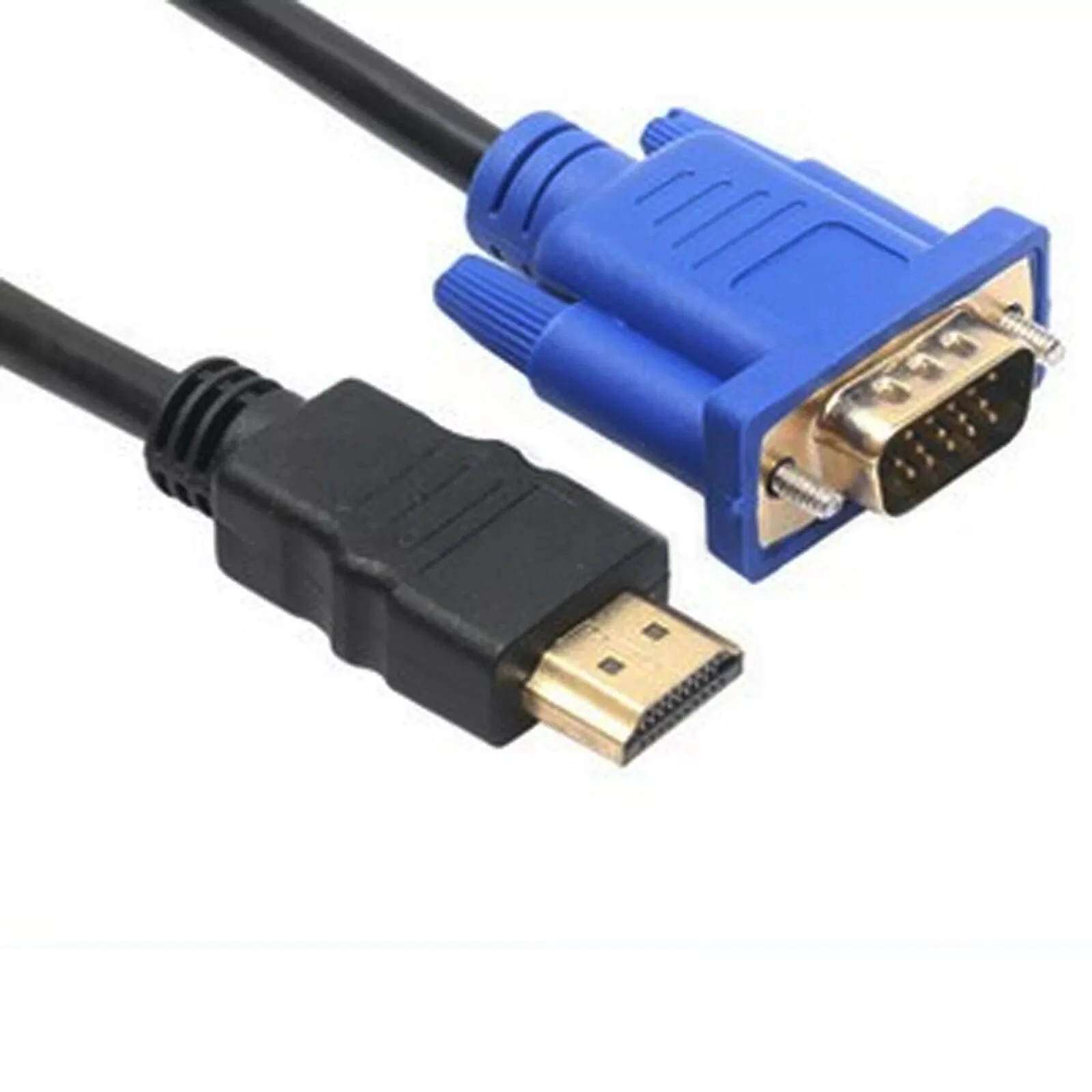 
VGA to HDMI Cable Adapter For PC HDTV Monitor Practical Hot 