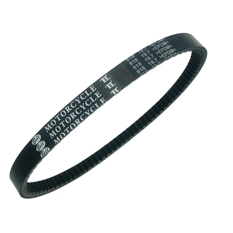 Motorcycle Belt High Temperature Resistant Suitable drive belt For PEUGEOT Django QP125T-2C 19.7*818