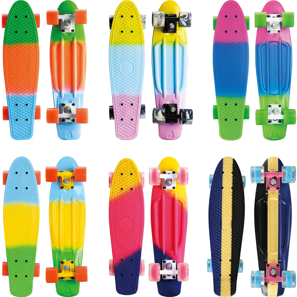 Hot sale 4 wheels plastic deck skateboard from a professional manufacturer