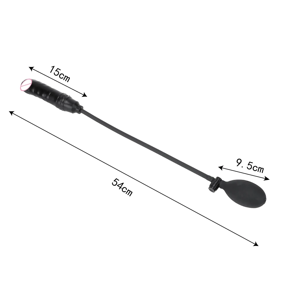 Inflatable Dildo Black Butt Plug Anal Plug Huge Dildo with Pump Female Masturbation Penis Sex Toys for Women