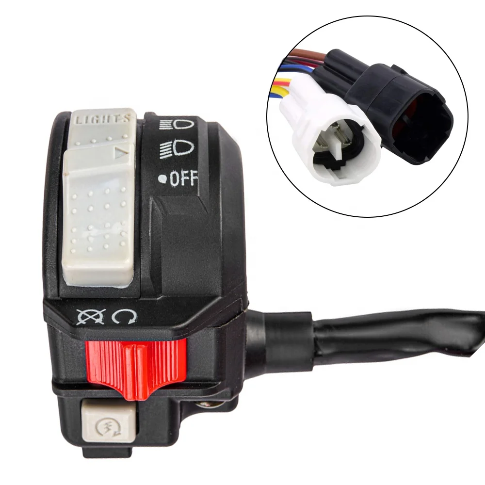 Левый переключатель на руль для Yamaha YFZ 450R 450X YFM 700 700R Raptor Kodiak