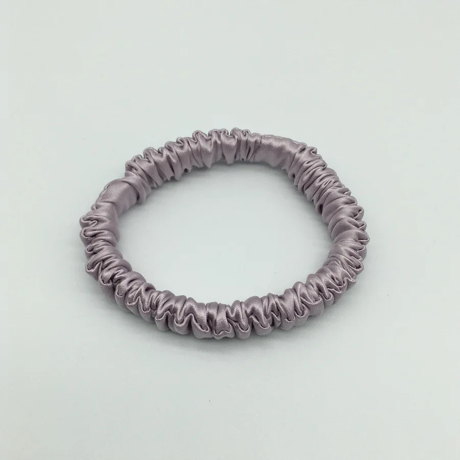 Hot Sale 16 Momme Custom Silk Hair Scrunchies Organic Hair Ties For Women