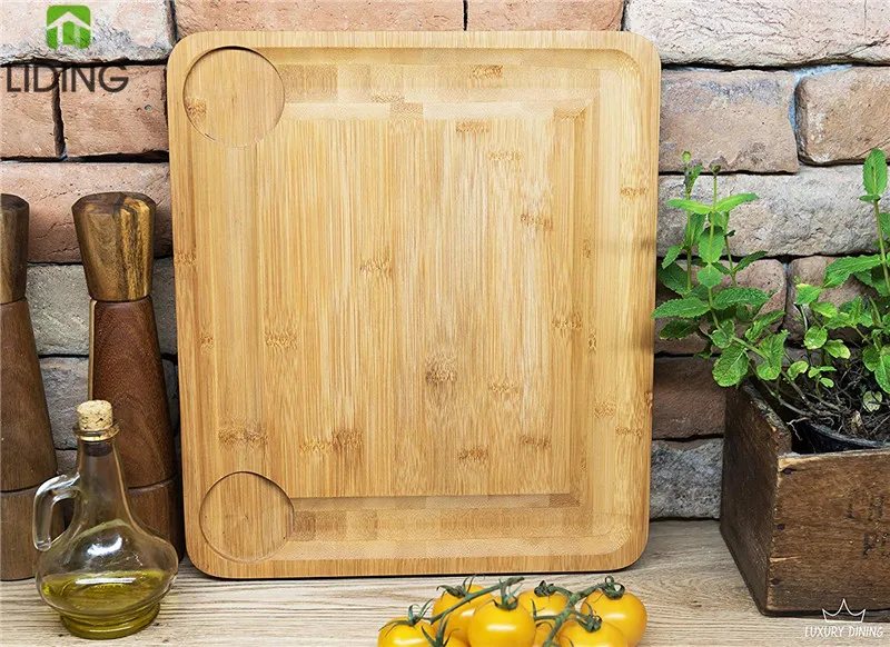 Bamboo Cheese Board and Knife Set Wooden Platter Tray Charcuterie Cheese Plate