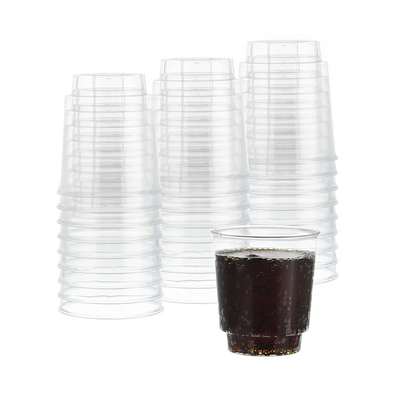 FREE SAMPLE Crystal Polystyrene Disposable PS Cup 6oz Plastic Cup Clear for Drinking