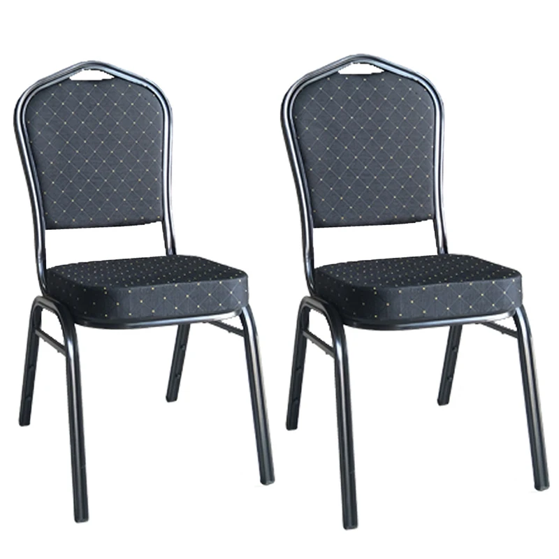 Wholesale China Factory Price Modern Design Red Fabric Iron Stackable Banquet Chair for Hotel Wedding