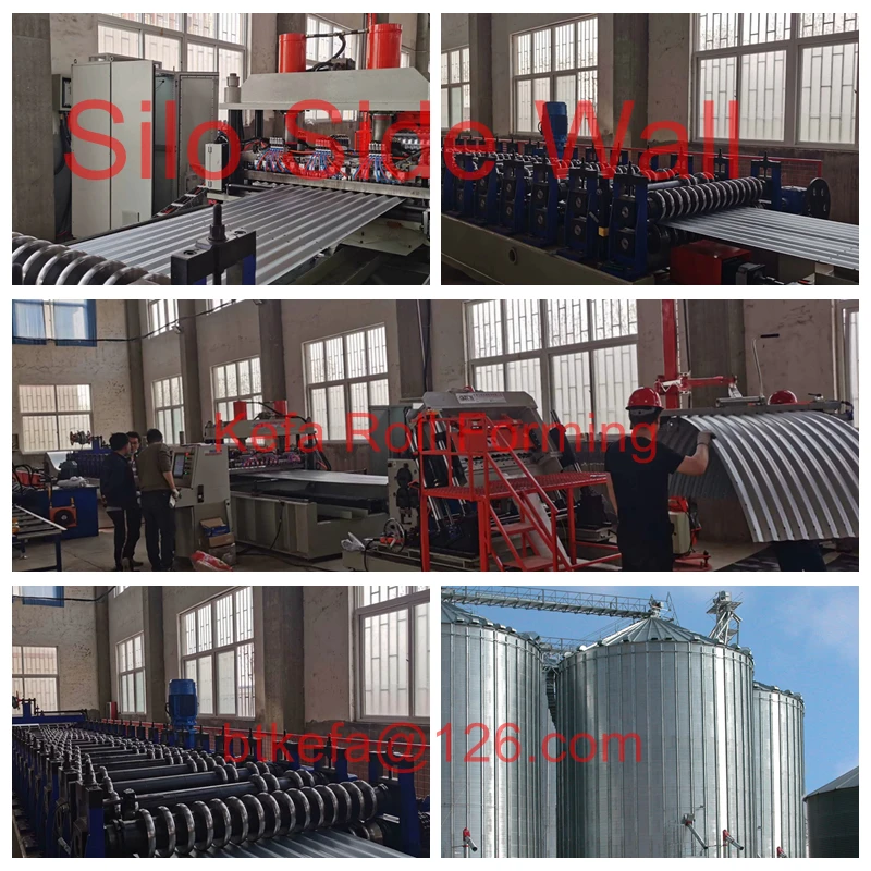 Grain Bin Storage Steel Silo panel Roll Forming Machine Innovative Spiral Steel Silo Making Machine
