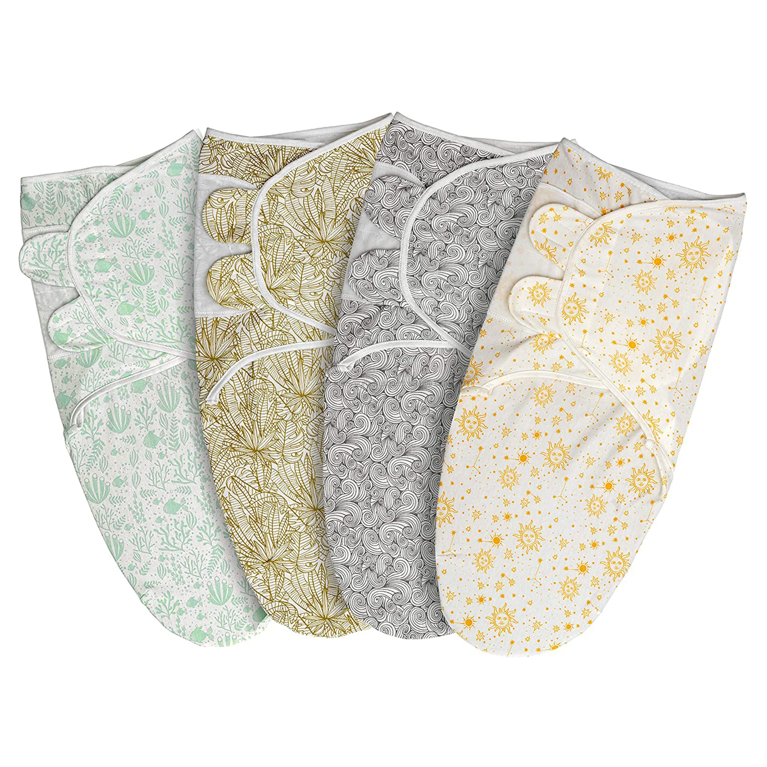 Wholesale Supply Cotton Baby Swaddle Wrap Available in Cotton Material from Indian Supplier and Manufacturer