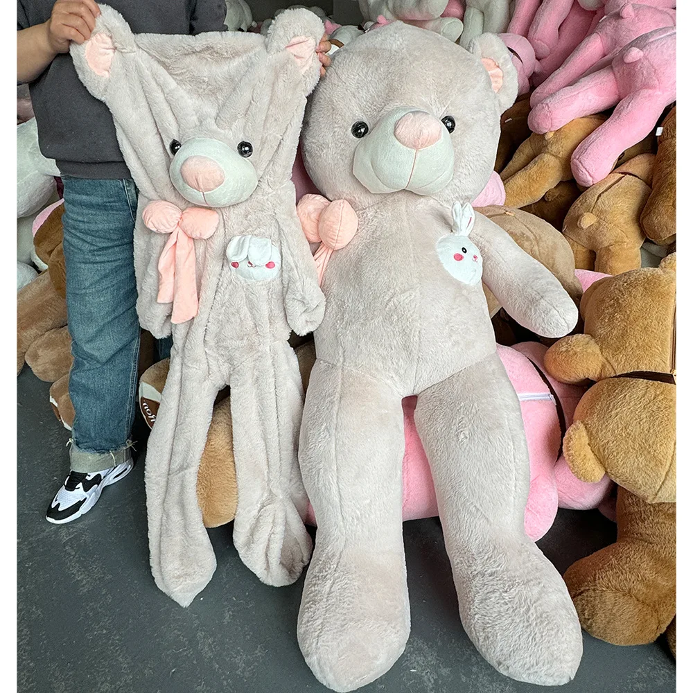 Popular plush bear skin unstuffed kawaii plush toys soft toy skin