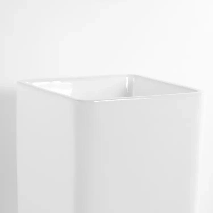 Modern Bathroom Good Quality Floor Mount Hand Washing Sink Square Pedestal Wash Basin