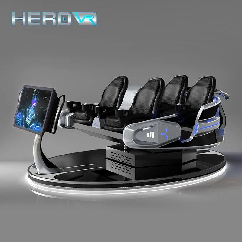 HEROVR Spaceship Smog Flying Adventure Vr Console Arcade Game Machine 4 Seats Vr Cinema