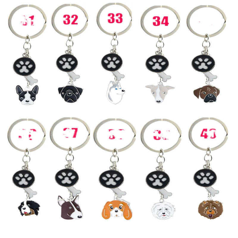 Changzhi 50 брелок для собак подарочное кольцо золотого меха