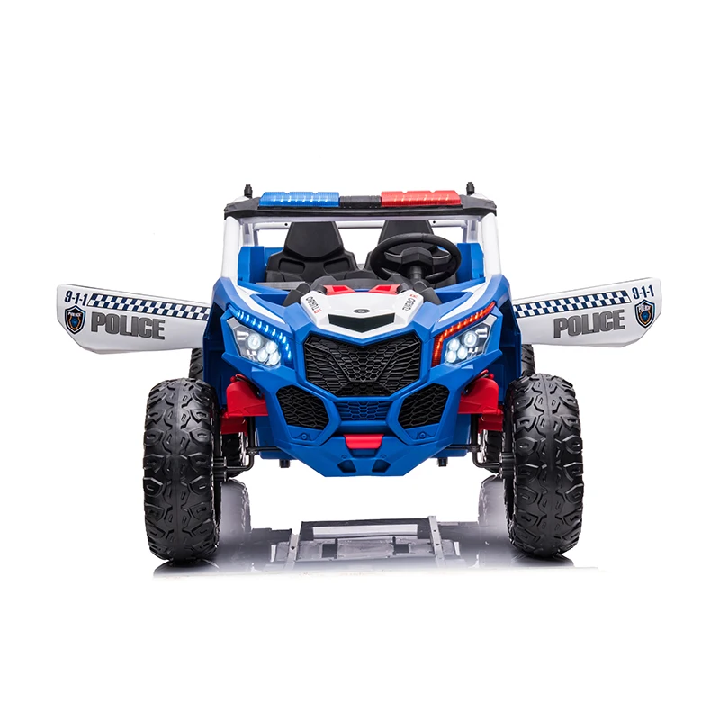 24V 4X4 children battery powered police UTV
