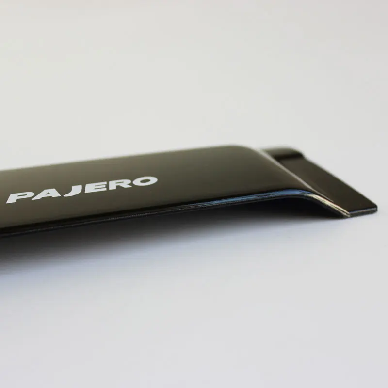 YCSUNZ Black Injection Door Visor Window deflector Weather shiled For Pajero sport  2016 2019  Mitsubishi Accessories