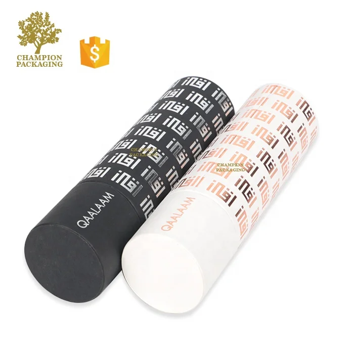Custom cardboard paper tube pen case pencil packaging paper pencil box