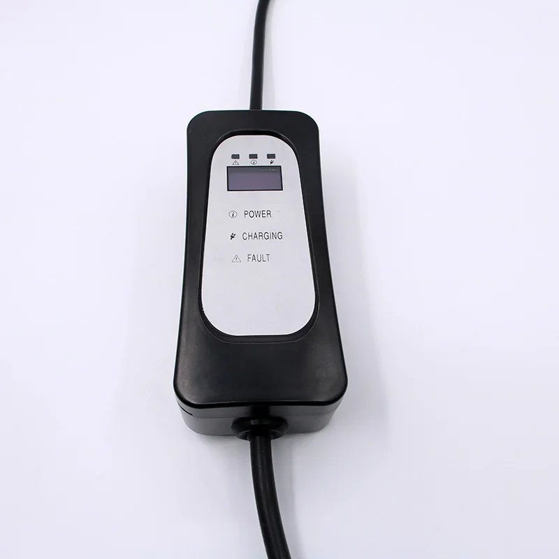 Level1 портативный зарядное устройство 16a evse j1772 schuko режим 2 ev зарядный кабель
