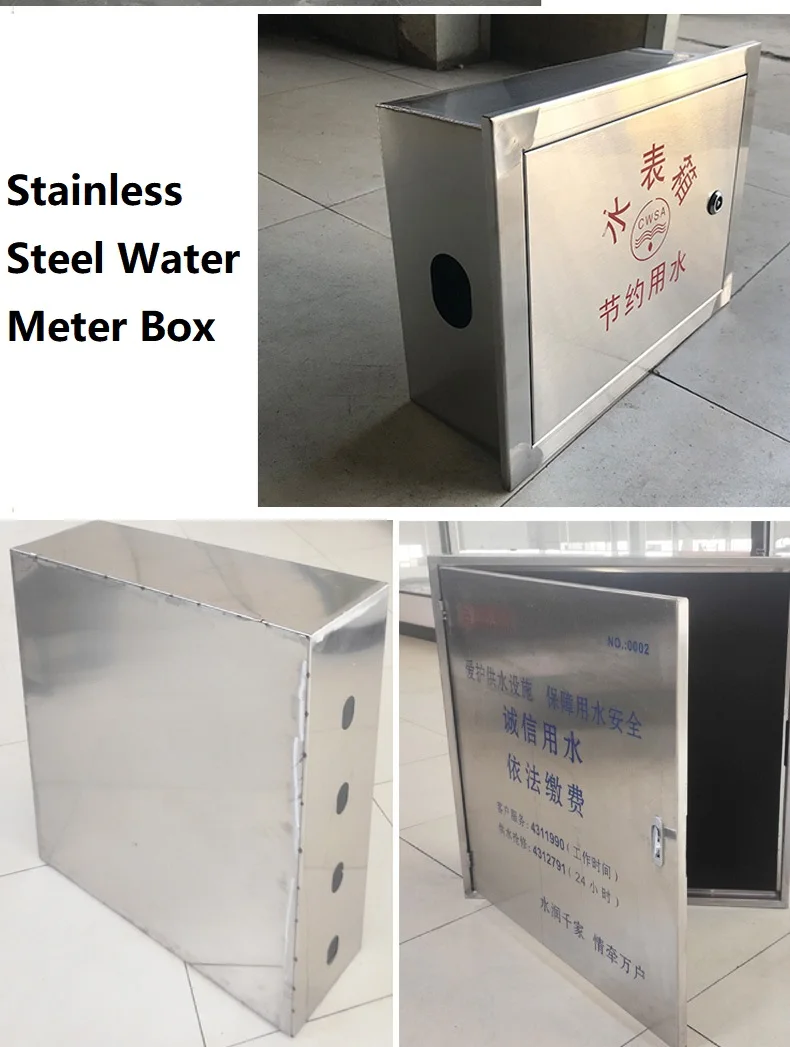 High Quality Ip66 Waterproof Stainless Steel Metal Enclosure Outdoor Electric Fabrication Meter Box
