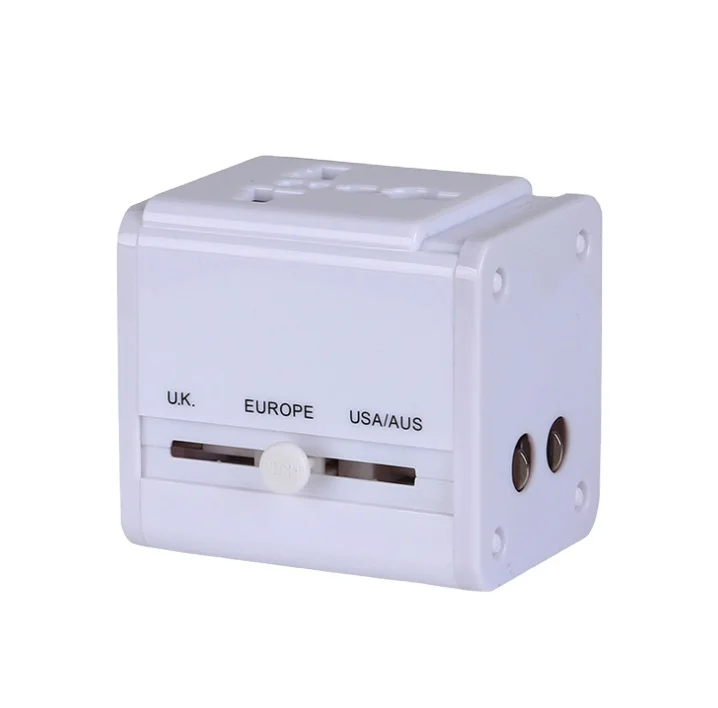 Adapter Travel Smart Plug Sockets USB Charger Socket Universal EU US UK Smart Electric sockets With 2 USB FREE SHIPPING DHL