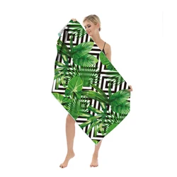 BSCI CVS Microfiber Sand Free Beach Towel Quick Dry Super Absorbent Oversized Large Thin Towels Blanket