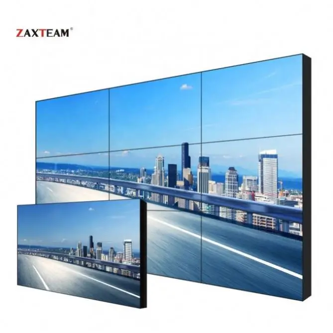 Shopping mall advertising display LCD video wall touch screen display Indoor wall