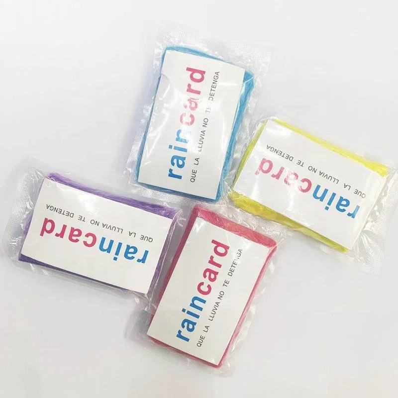 Ready stock custom logo mini foldable wholesale pocket size disposable raincoat waterproof for adults
