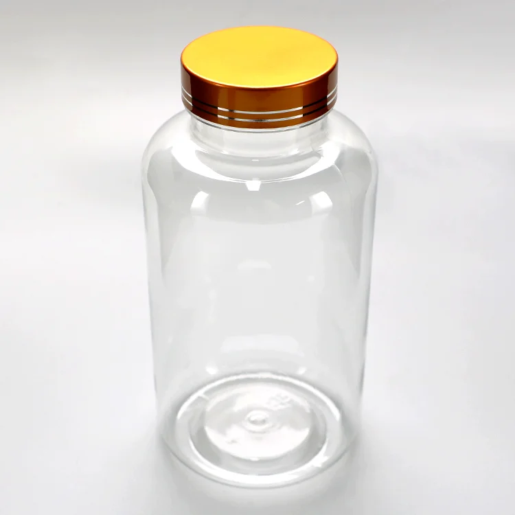 15Ml 20Ml 30Ml 50Ml Custom Pet Transparent Clear Pills Premium Medicine Plastic Capsule Bottle With Screw Cap