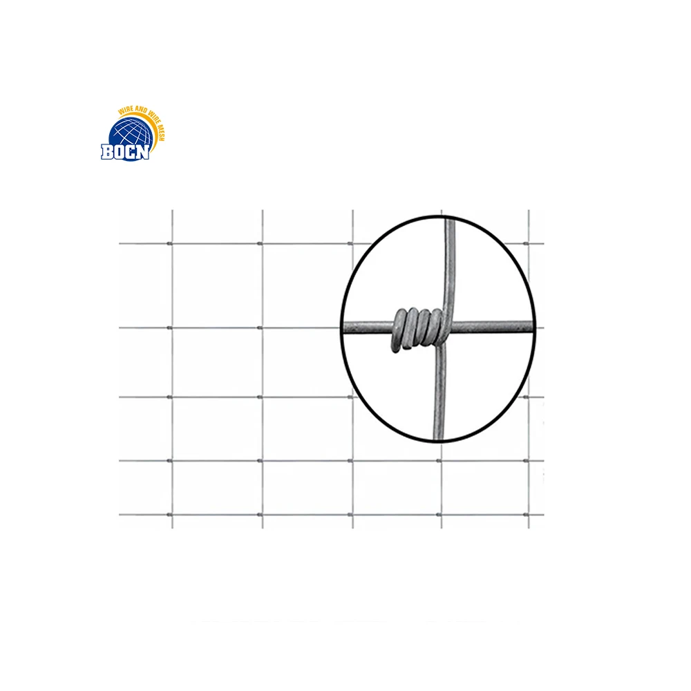 BOCN manufacturer Wholesale Galvanized Grassland Wire Mesh Fence Cattle/Sheep/Field/Deer/horse Farm Fence Roll