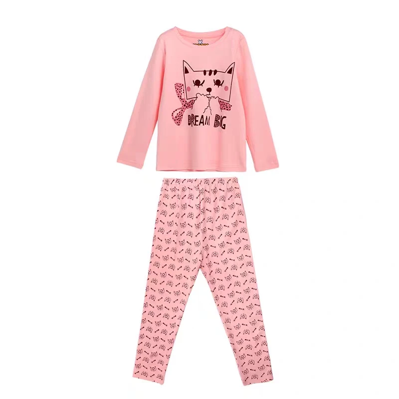 Conyson детская одежда из 100% хлопка высококачественный антистатический пижамный комплект двух предметов с длинным рукавом для сна детей и