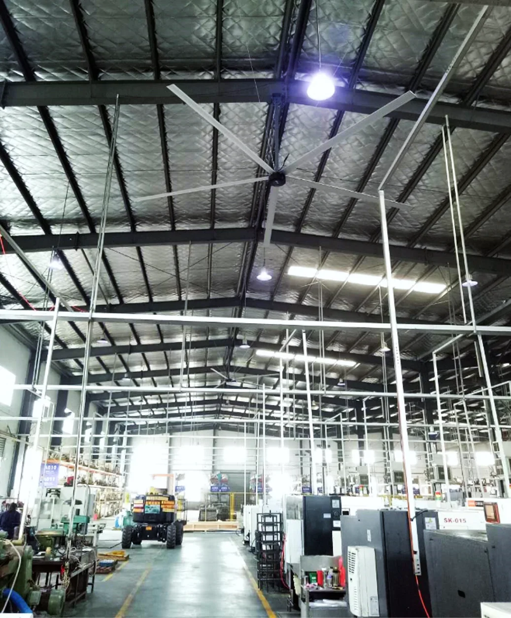 
China HVLS industrial ceiling fan factory direct sell hvls fan restaurant 