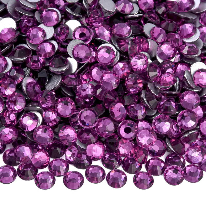 OLeeya Mix Ss3-ss20 Small Pack 1440pcs Non Hotfix Rhinestones Flat Back Crystal Strass Nail Rhinestones Stone for DIY Crafts