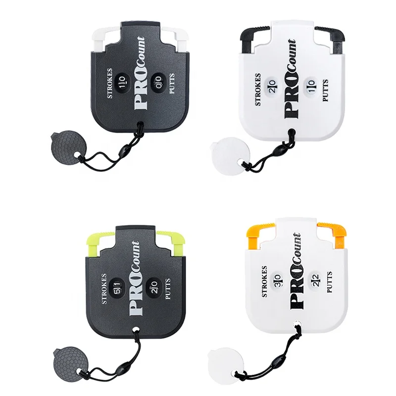 High quality Golf Score Counter with Reset Tool and Key Chain Golf Attachment Accessories
