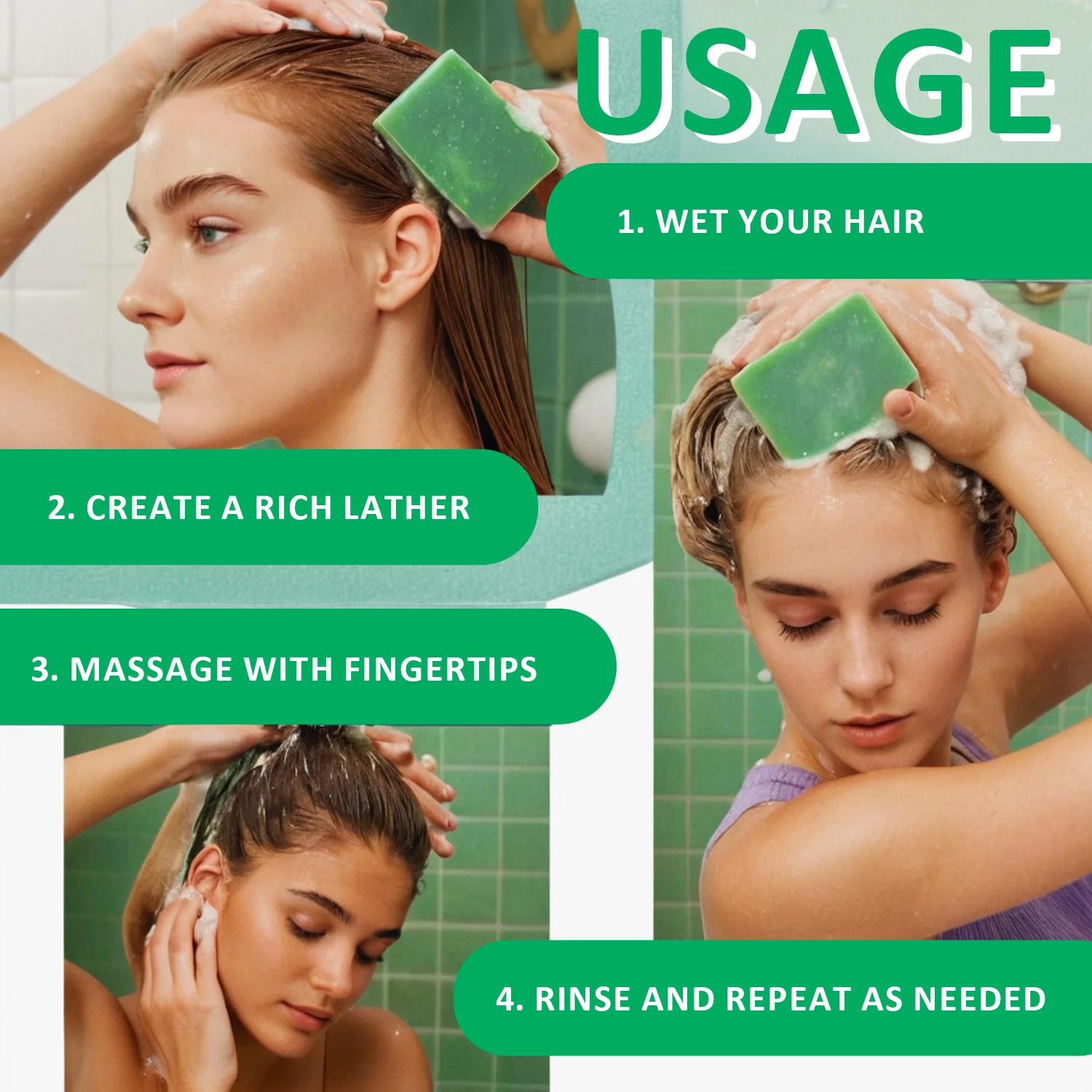 Lanthome Hot-Selling Hot Product Hair Care Soap Moisturizing Moisturizing Rosemary Shampoo 100ML