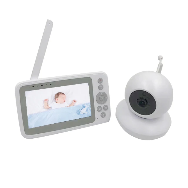 
Popular video audio 4.3 inch LCD night version music baby monitor 