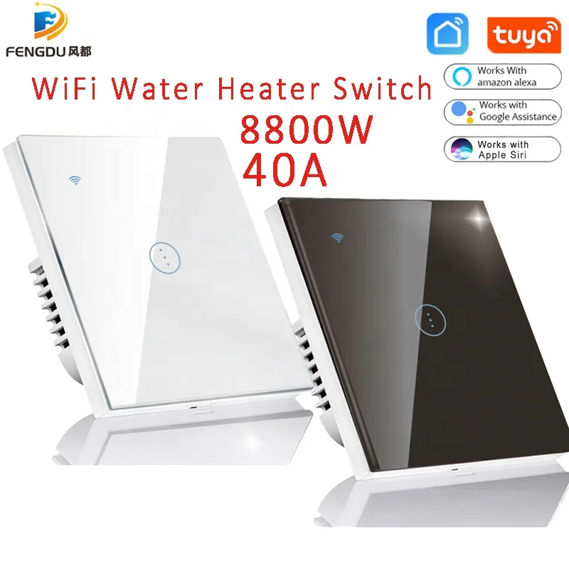 40A Smart Home Remote Control Air Conditioner Water Heater Switch Tuya eWelink App Wireless Timer WiFi Smart Boiler Switch