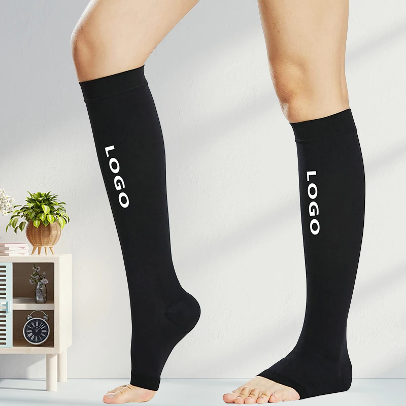 Post Surgery Custom Most Popular Adult Slim Leg Orthopedic Sports Mens Compression Socks 30-40Mmhg For Women