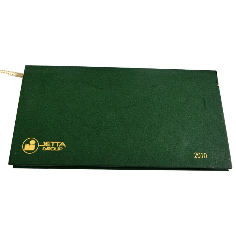 
Custom Hardcover Cardboard Pocket Day Weekly Calendar Planner Goals Journal Planner 