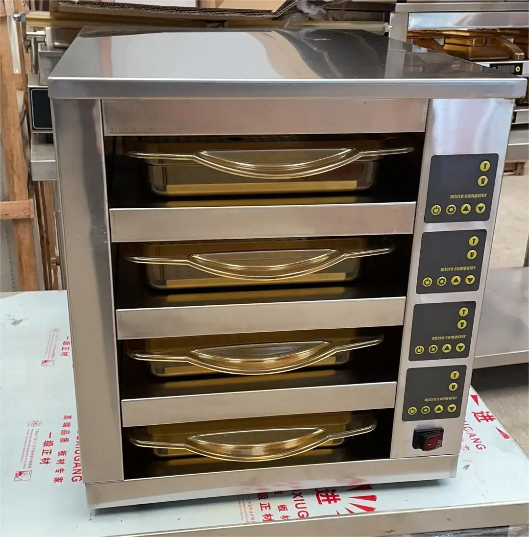 Fast Food Restaurant 2 3 4 Layer Commercial Hot Food Display Hamburger Meat Warmer