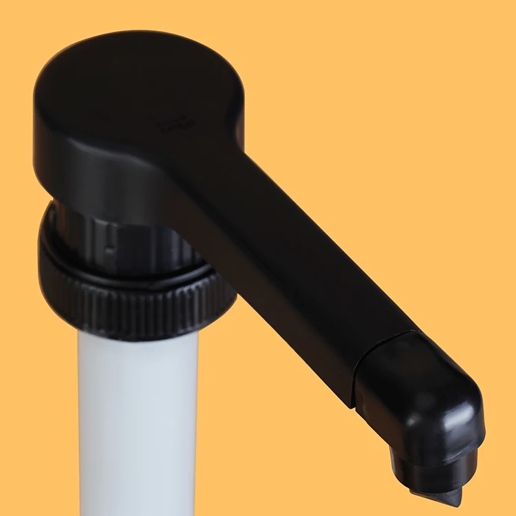 38/400 Long nozzle food grade syrup pump with inner  juice oyster sauce jam condiment bottle cap dispenser coffee syrup pump