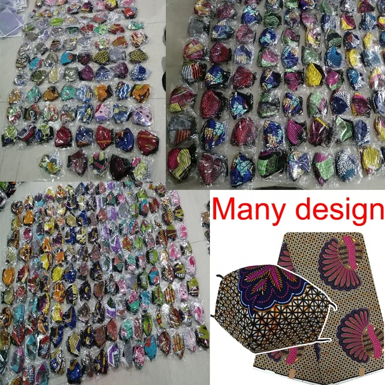 Civilian face mas k fabric african wax mas-k washable100% cotton anti dusty face ankara mas k fabric queency fabric