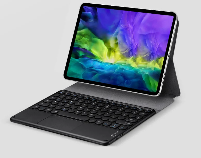 В наличии оптом для iPad Pro 11 & 12 9 2020 чехол клавиатуры с сенсорной панелью и магнитной подсветкой