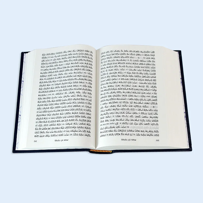 Hardcover customized fancy Bible board book  Learning Fashionable   book Leather ognization bible book children education