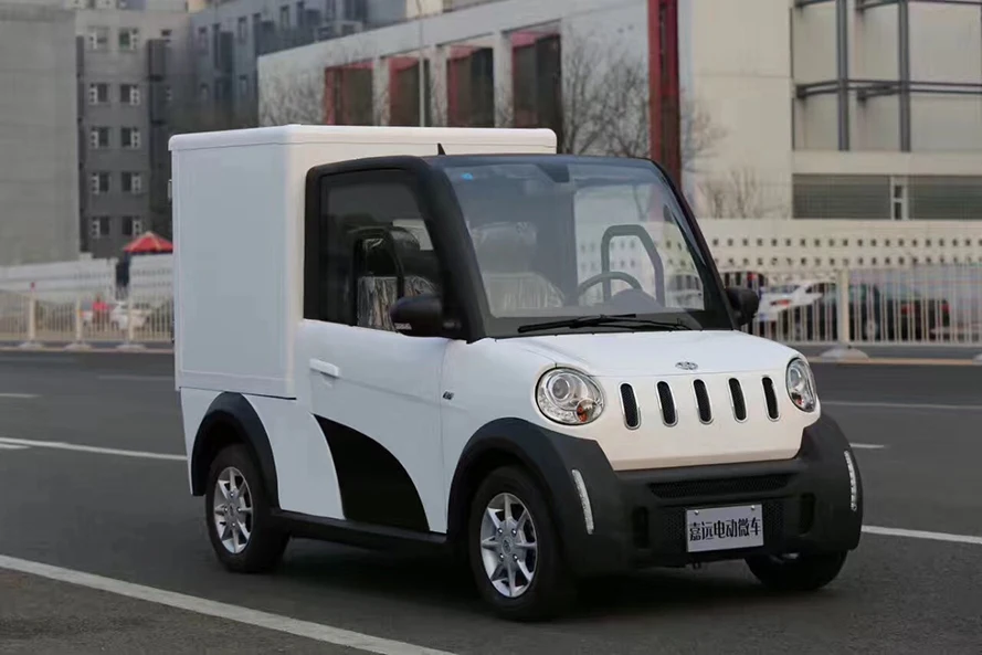 Delivery truck with box pure electricity mini cargo