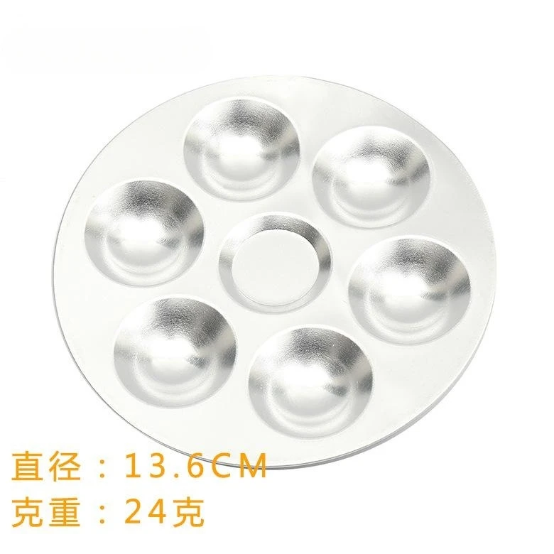 Paint Tray Watercolor Mixing Pallet Metal Artist Color Supplies Art Pallets Stainless Painters Dish Acrylic