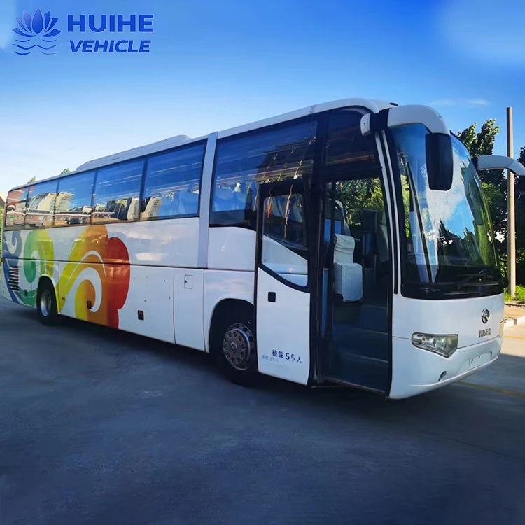 Good Condition Used Higer Bus 55 Seater Bus with Diesel Engine Euro 3 Coach in Africa second hand buses for sale