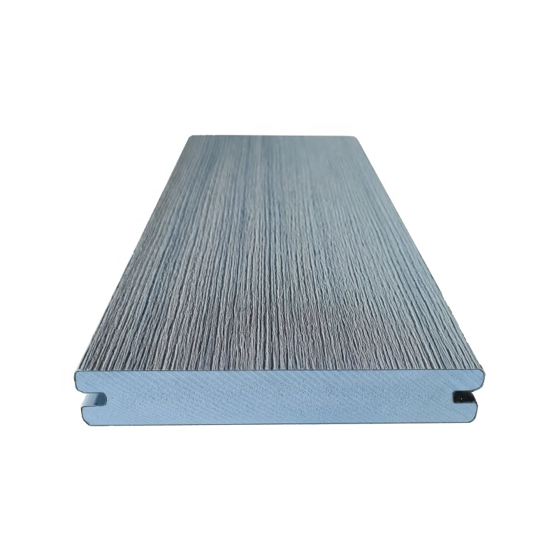 The latest Generation Outdoor PVC Decking Plastic Composite Decking Better than TREX Full Capped with ASA