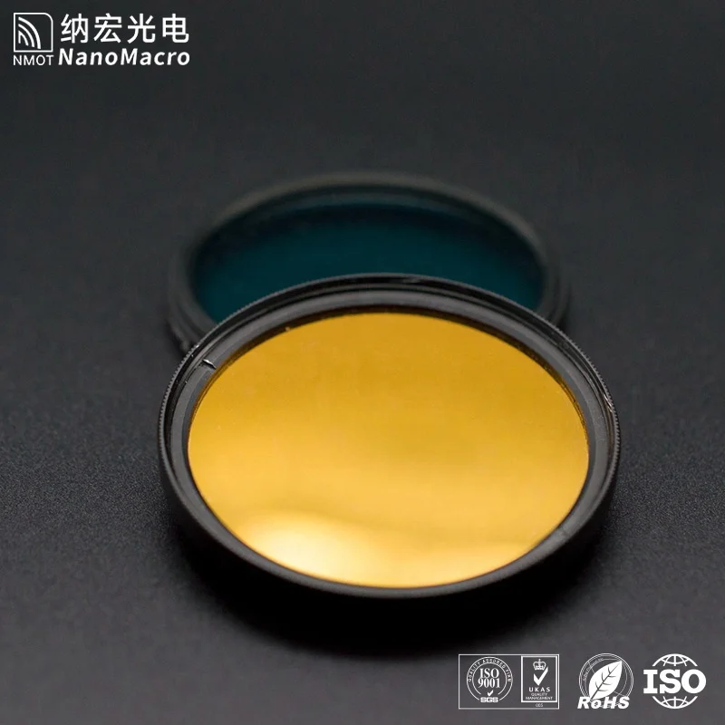 Narrow Bandpass Lens Optical Filter Customized for Laser Equipment High Precision and Quality Available for Wholesale and OEM