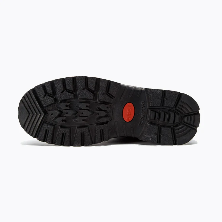Embossed cow leather S3 anti puncture woodland shoes high heels me black  formal slip steel toecap work mens safety shoes