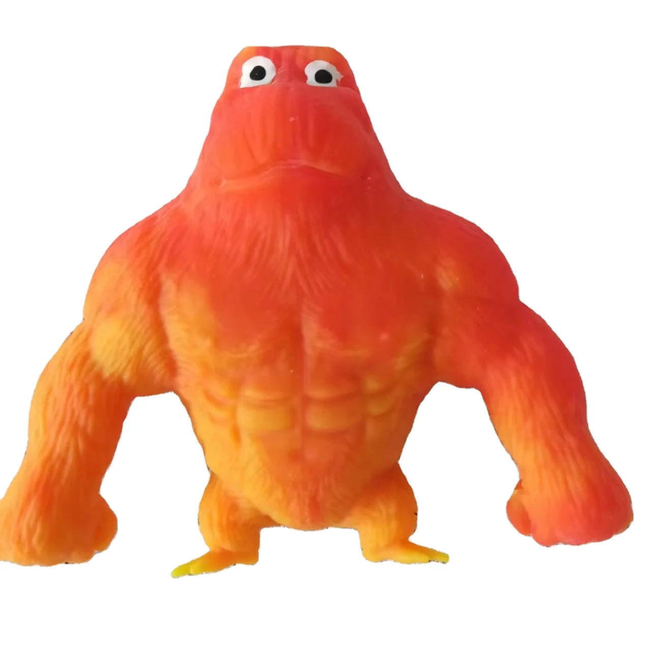 Jincan Fun High Quality TPR Sand-Filled Squeeze Toys Multi-Colored Gorilla Elastic Pressure Relief Toys Wet Play