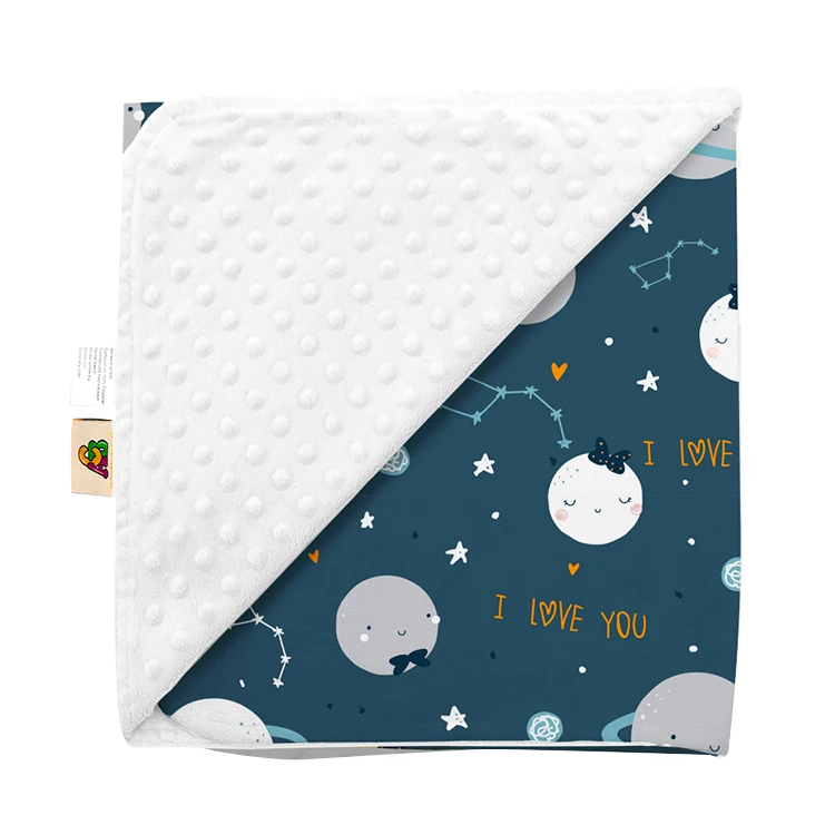 Двусторонняя Night Sky Blue термальное одеяло-старый ночь и луна