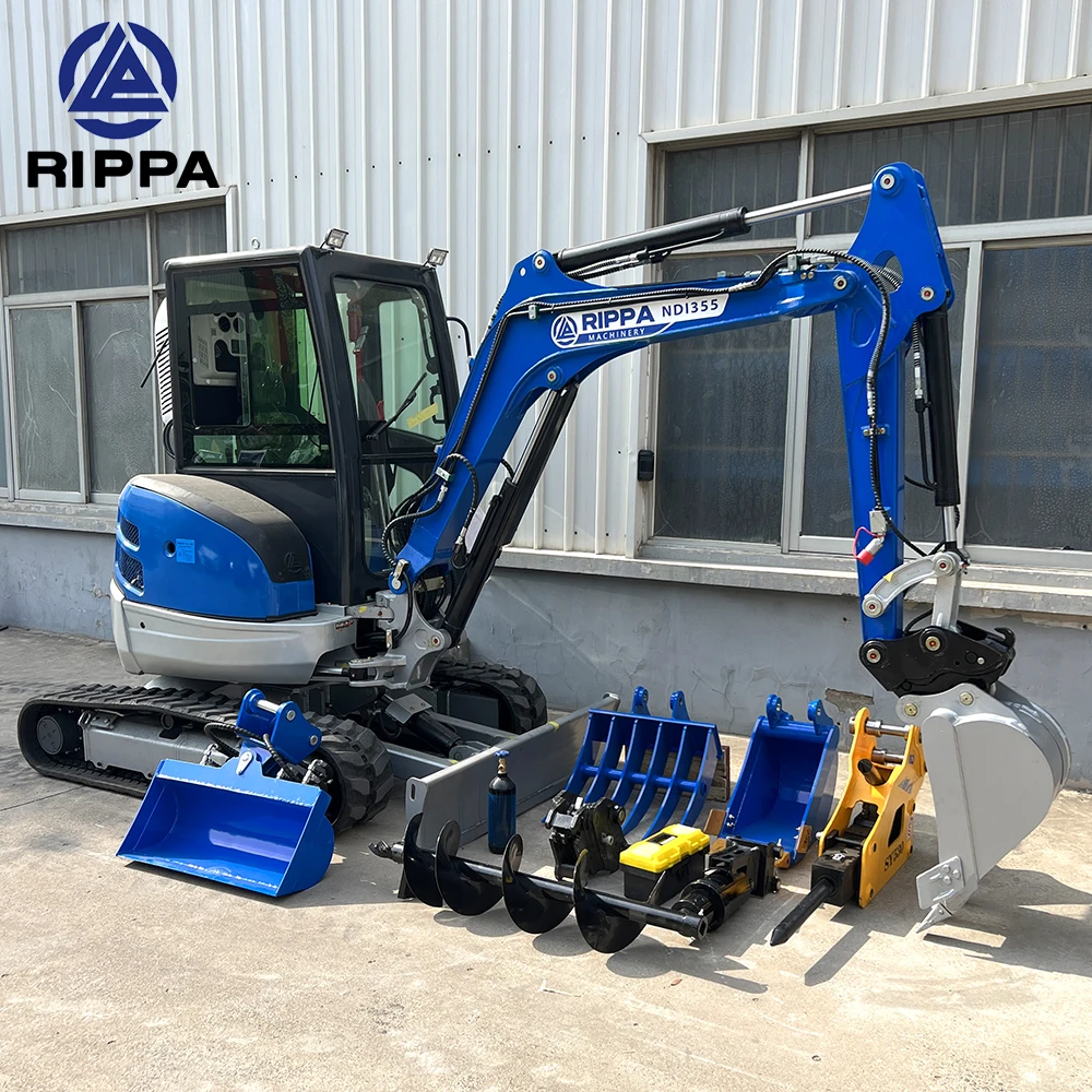 Accept Customized Small Excavator Rippa Mini Digger EPA Engine 3.5Ton Mini Excavator For Agricultural